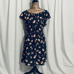 Sweet navy blue dress